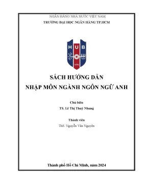 Nhập môn ngành ngôn ngữ anh sách hướng dẫn