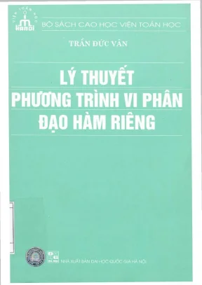 Phương trình vi phân đạo hàm riêng trần đức vân