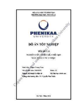 Nghiên cứu thiết kế chế tạo máy phay cnc 3 trục
