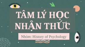 Tâm lý học nhận thức