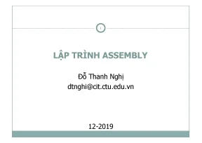 Lập trình assembly đỗ thanh nghị