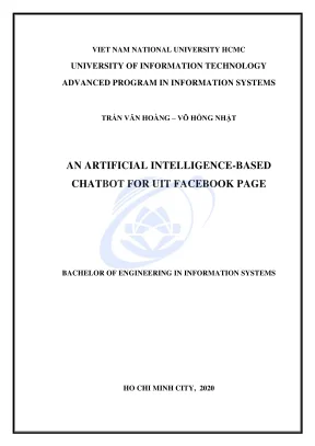Khóa luận tốt nghiệp an artificial intelligence based chatbot for uit facebook page