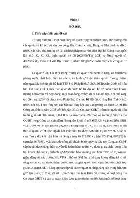 Luận án ts luật học cơ quan cảnh sát điều tra trong tố tụng hình sự việt nam
