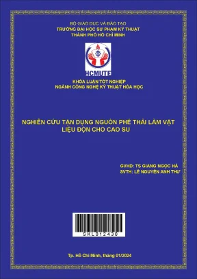 Nghiên cứu tận dụng nguồn phế thải làm vật liệu độn cho cao su