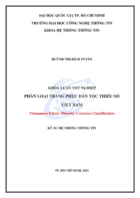 Khóa luận tốt nghiệp hệ thống thông tin phân loại trang phục dân tộc thiểu số việt nam