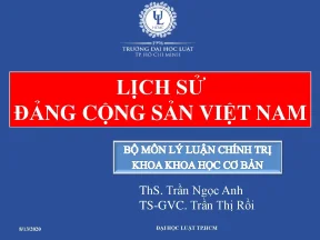 Chương nhập môn chương 1 lịch sử đảng cộng sản