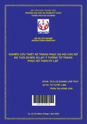 Nghiên cứu thiết kế trang phục dạ hội cho nữ độ tuổi 25 đến 35 lấy ý tưởng từ trang phục nữ thần hy lạp