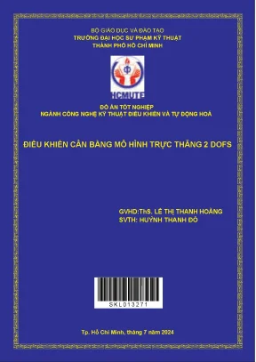 Điều khiển cân bằng mô hình trực thăng 2 dofs