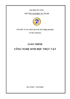 Giáo trình công nghệ sinh học thực vật