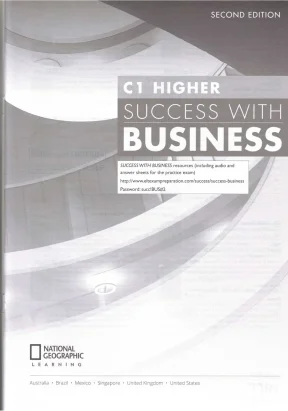 Success with business c1 higher workbook