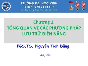 Chương 1 tổng quan về các phương pháp lưu trữ điện năng