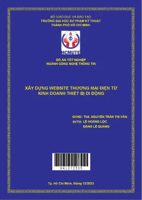 Xây dựng website thương mại điện tử kinh doanh thiết bị di động