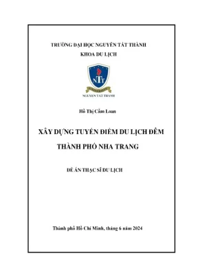 Xây dựng tuyến điểm du lịch đêm thành phố nha trang