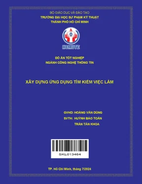 Xây dựng ứng dụng tìm kiếm việc làm