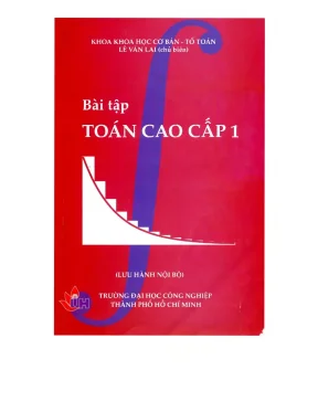 Bài tập toán cao cấp 1 iuh