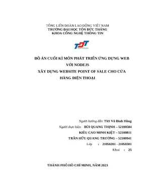 Đồ án cuối kì môn phát triển ứng dựng web với nodejs xây dựng website point of sale cho cửa hàng điện thoại