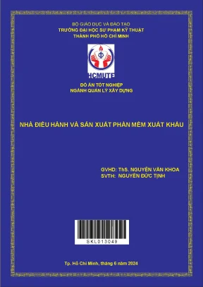 Nhà điều hành và sản xuất phần mềm xuất khẩu
