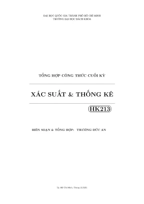 Tổng hợp công thức ck xstk hcmut