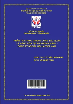 Phân tích thực trạng công tác quản lý hàng hóa tại kho bình chánh công ty social bella việt nam