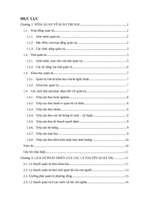 Giáo trình quản trị học trần anh tài 1 1