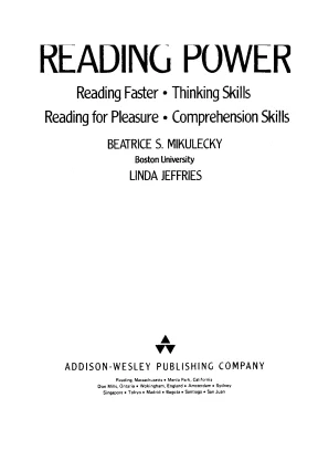Addison wesley reading power