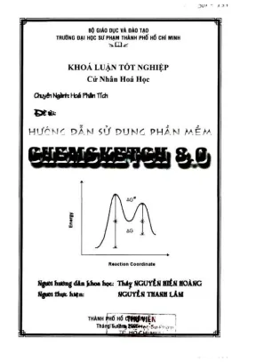 Khóa luận tốt nghiệp hóa học hướng dẫn sử dụng phần mềm chemsketch 8 0