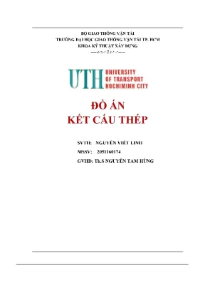 Đồ án kết cấu thép