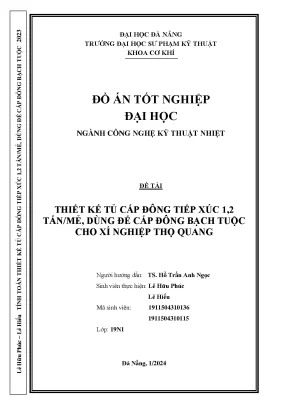 Thiết kế tủ cấp đông tiếp xúc 1 2 tấn mẻ dùng để cấp đông bạch tuộc cho xí nghiệp thọ quang