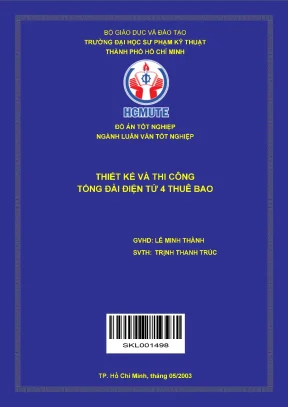 Thiết kế và thi công tổng đài điện tử 4 thuê bao