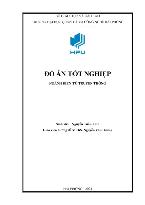 Khóa luận nghiên cứu bộ chuyển đổi voip grandstream ht814 ứng dụng nâng cấp cho hệ thống cuộc gọi 115 hải phòng