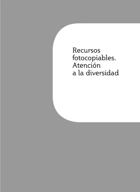 Recursos fotocopiables atención a la diversidad
