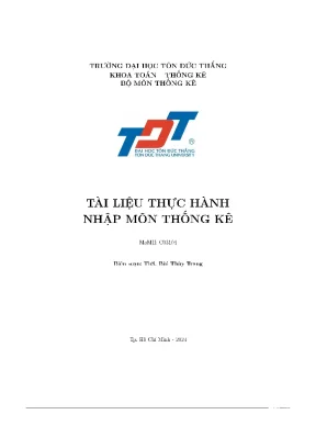 Tài liệu thực hành nhập môn thống kê