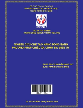 Nghiên cứu chế tạo nano đồng bằng phương pháp chiếu xạ chùm tia điện tử