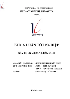 Xây dựng website bán sách