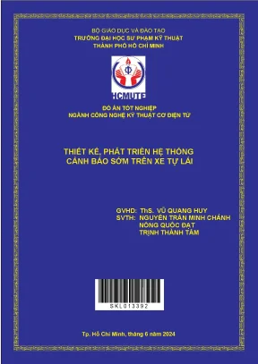 Thiết kế phát triển hệ thống cảnh báo sớm trên xe tự lái
