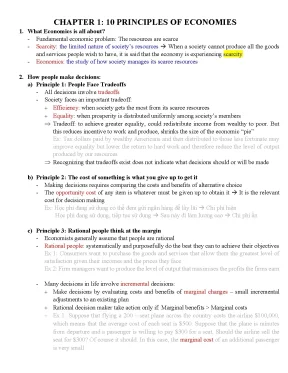 Eco111 microeconomics all chapter