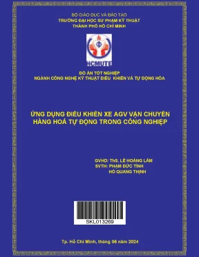 Ứng dụng điều khiển xe agv vận chuyển hàng hóa tự động trong công nghiệp