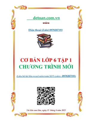 Cơ bản toán lớp 6 tập 1 1