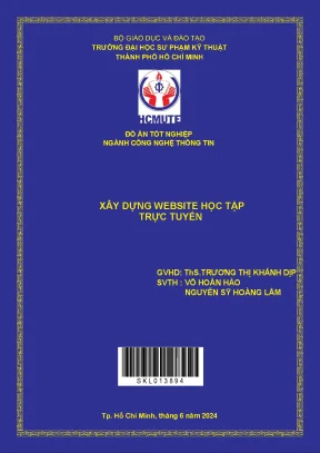 Xây dựng website học tập trực tuyến
