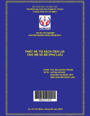 Thiết kế túi xách tiện lợi cho mẹ và bé phụ lục
