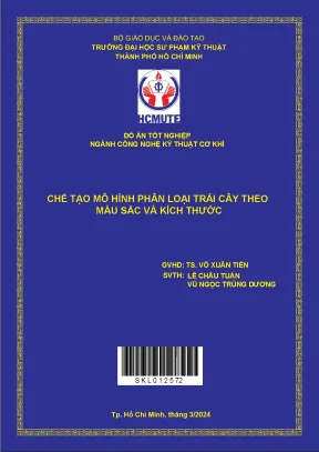Chế tạo mô hình phân loại trái cây theo màu sắc và kích thước