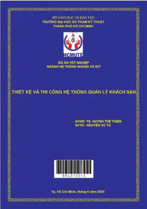 Đồ án tốt nghiệp thiết kế và thi công quản lý khách sạn