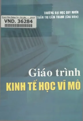 Giáo trình kinh tế học vĩ mô