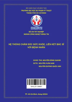 Hệ thống chăm sóc sức khỏe liên kết bác sĩ với bệnh nhân đồ án tốt nghiệp ngành công nghệ thông tin