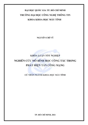 Khóa luận tốt nghiệp khoa học máy tính nghiên cứu mô hình học cộng tác trong phát hiện tấn công mạng