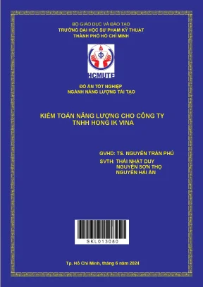 Đồ án tốt nghiệp kiểm toán năng lượng cho công ty tnhh hong ik vina