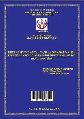 Đồ án tốt nghiệp thiết kế hệ thống thu nhập và giám sát dữ liệu điện năng cho công ty tnhh thương mại và kỹ thuật thái bình