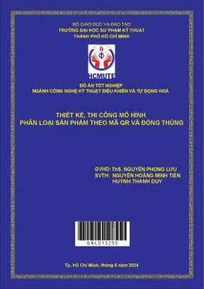 Thiết kế thi công mô hình phân loại sản phẩm theo mã qr và đóng thùng