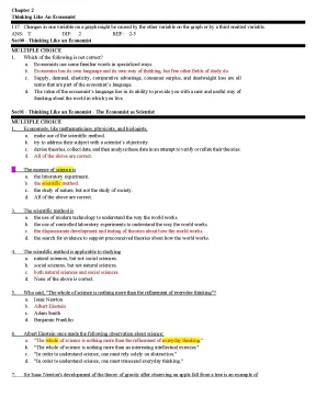 Source eco111 microeconomics chapter 02 thinking like an economist có kèm file không đáp án