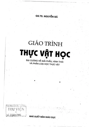 Giáo trình thực vật học
